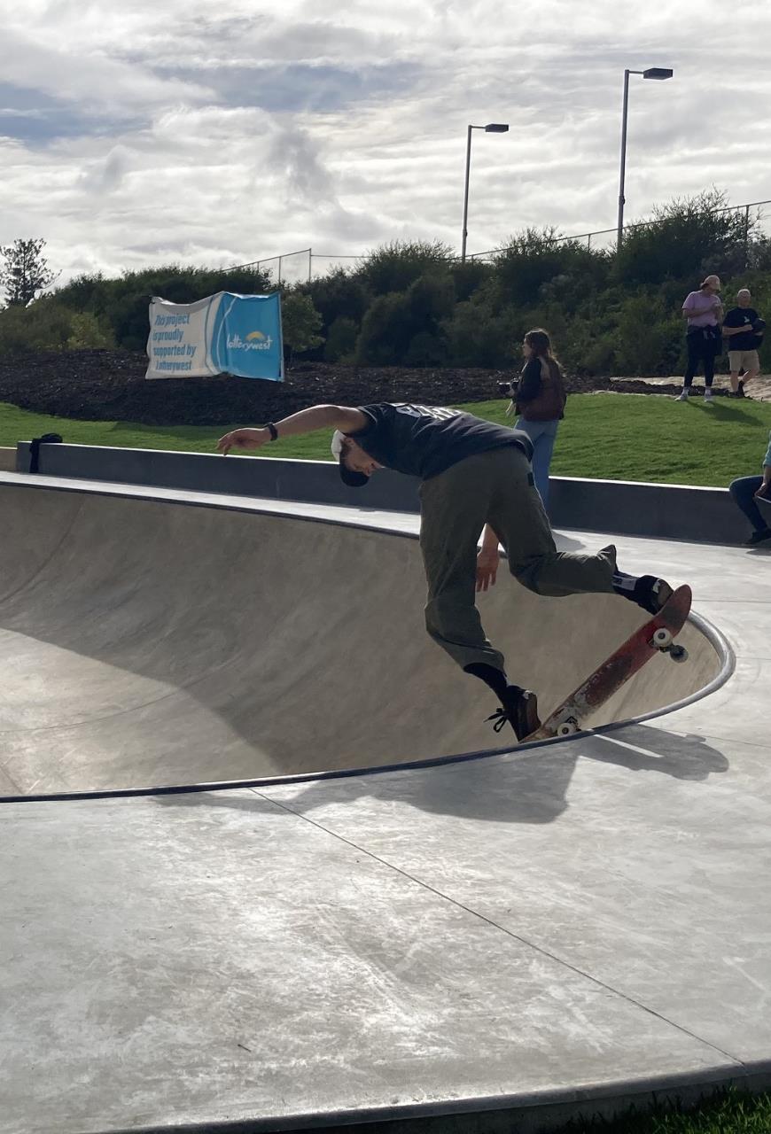 Skater at John Black Dune Park