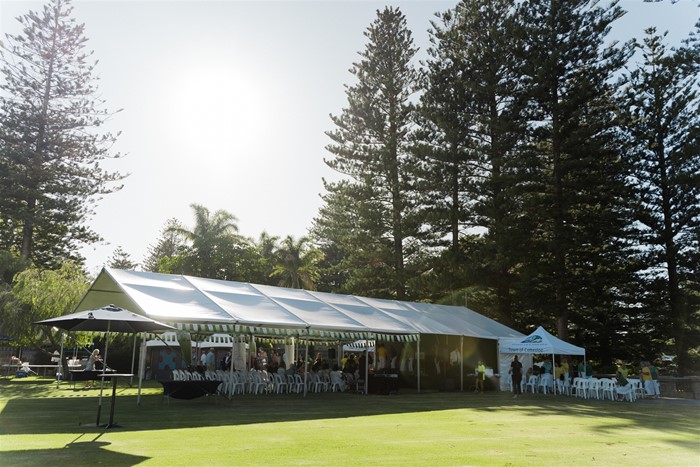 Image Gallery - Event Setup on the Main Lawn